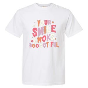 Trick Or Treat Brush Your Teeth Halloween Dentist Garment-Dyed Heavyweight T-Shirt