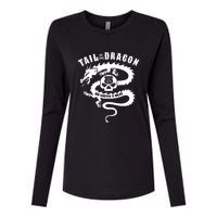 Tail Of The Dragon Womens Cotton Relaxed Long Sleeve T-Shirt