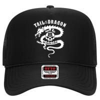 Tail Of The Dragon High Crown Mesh Back Trucker Hat