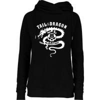 Tail Of The Dragon Womens Funnel Neck Pullover Hood