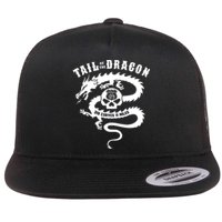 Tail Of The Dragon Flat Bill Trucker Hat