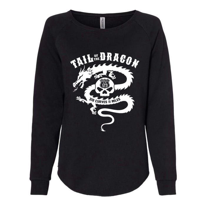 Tail Of The Dragon Womens California Wash Sweatshirt