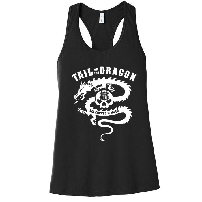 Tail Of The Dragon Women's Racerback Tank