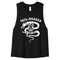 Tail Of The Dragon Women's Racerback Cropped Tank