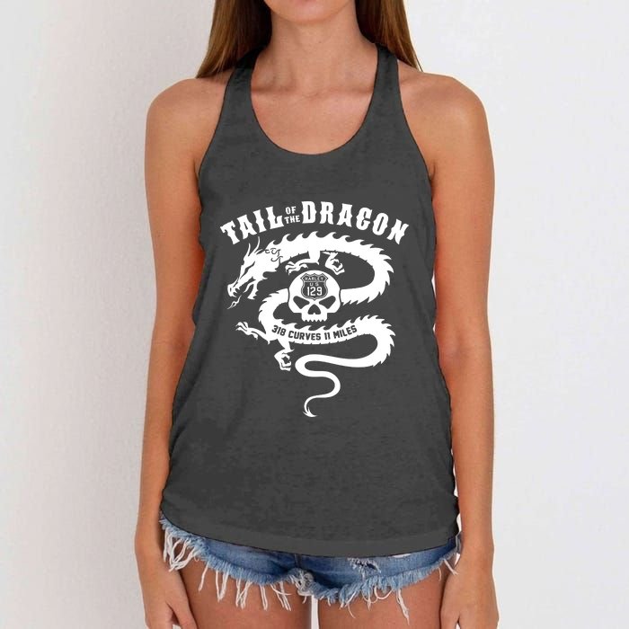 Tail Of The Dragon Women's Knotted Racerback Tank