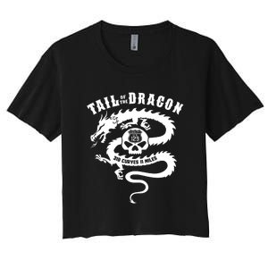 Tail Of The Dragon Women's Crop Top Tee