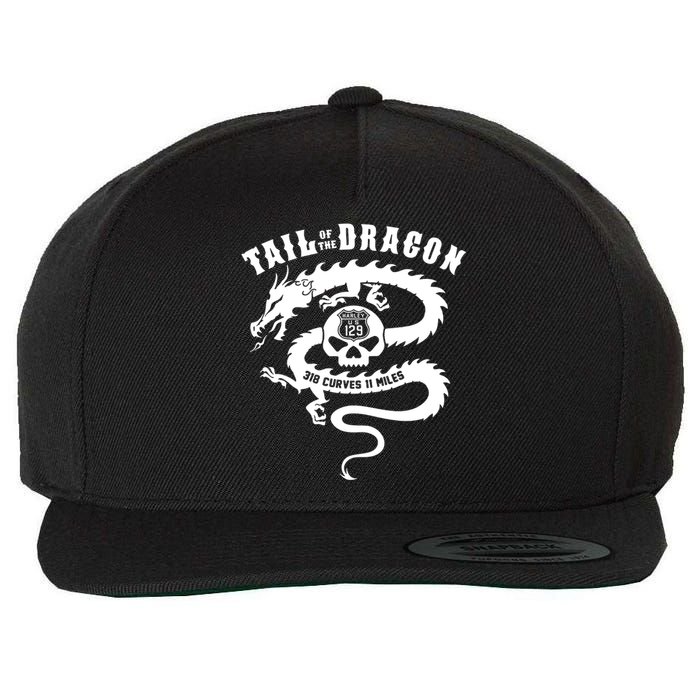 Tail Of The Dragon Wool Snapback Cap