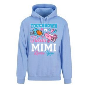 Touchdown Or Tutus Mimi Loves You Cute Gender Reveal Meaningful Gift Unisex Surf Hoodie