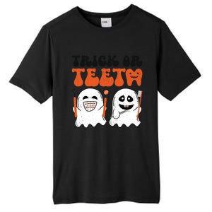 Trick Or Teeth Dental Cute Spooky Dentist Halloween Costume Gift Tall Fusion ChromaSoft Performance T-Shirt