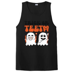 Trick Or Teeth Dental Cute Spooky Dentist Halloween Costume Gift PosiCharge Competitor Tank