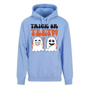 Trick Or Teeth Dental Cute Spooky Dentist Halloween Costume Gift Unisex Surf Hoodie