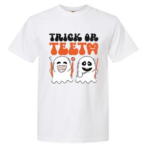 Trick Or Teeth Dental Cute Spooky Dentist Halloween Costume Gift Garment-Dyed Heavyweight T-Shirt