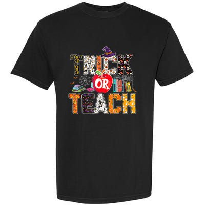 Trick Or Teach Funny Teacher Halloween Costume Wo  Garment-Dyed Heavyweight T-Shirt