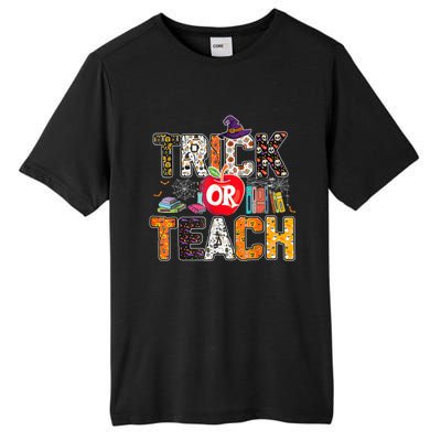 Trick Or Teach Funny Teacher Halloween Costume Wo  Tall Fusion ChromaSoft Performance T-Shirt