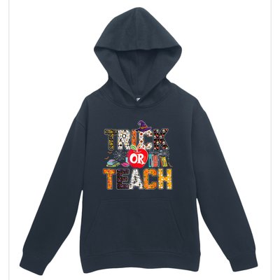 Trick Or Teach Funny Teacher Halloween Costume Wo  Urban Pullover Hoodie