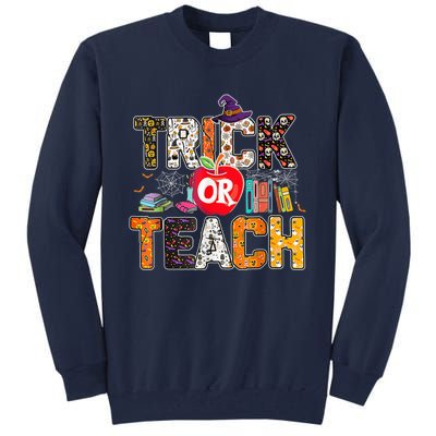 Trick Or Teach Funny Teacher Halloween Costume Wo  Tall Sweatshirt