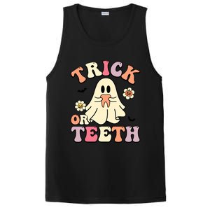 Trick Or Teeth Funny Dental Halloween Dentist Costume Great Gift PosiCharge Competitor Tank