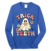 Trick Or Teeth Funny Dental Halloween Dentist Costume Great Gift Long Sleeve Shirt