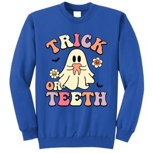 Trick Or Teeth Funny Dental Halloween Dentist Costume Great Gift Sweatshirt