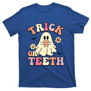 Trick Or Teeth Funny Dental Halloween Dentist Costume Great Gift T-Shirt