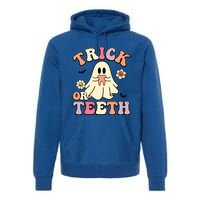 Trick Or Teeth Funny Dental Halloween Dentist Costume Great Gift Premium Hoodie