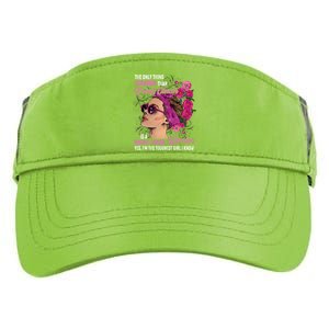 The Only Thing Tougher Than Breast Cancer Warrior Gift Adult Drive Performance Visor