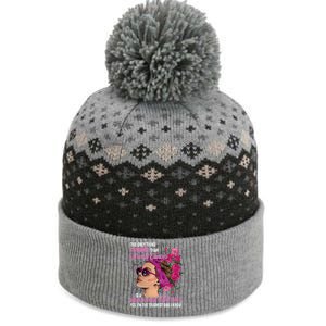 The Only Thing Tougher Than Breast Cancer Warrior Gift The Baniff Cuffed Pom Beanie