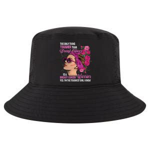 The Only Thing Tougher Than Breast Cancer Warrior Gift Cool Comfort Performance Bucket Hat