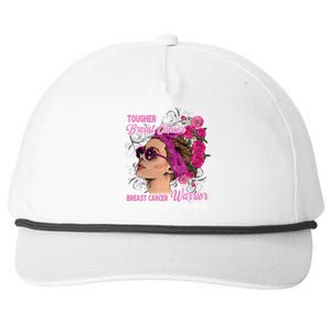 The Only Thing Tougher Than Breast Cancer Warrior Gift Snapback Five-Panel Rope Hat