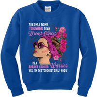 The Only Thing Tougher Than Breast Cancer Warrior Gift Kids Sweatshirt