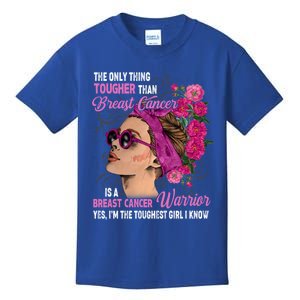 The Only Thing Tougher Than Breast Cancer Warrior Gift Kids T-Shirt