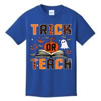 Trick Or Teach Retro Halloween Teacher Costume Kids T-Shirt