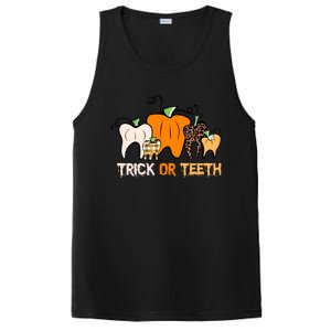 Trick Or Teeth Funny Dental Halloween Treat Dentist Meaningful Gift PosiCharge Competitor Tank