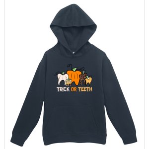 Trick Or Teeth Funny Dental Halloween Treat Dentist Meaningful Gift Urban Pullover Hoodie