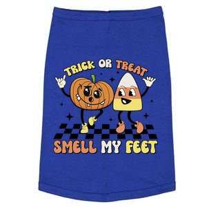 Trick Or Treat Smell My Feet Pumpkin Halloween Gift Doggie Tank