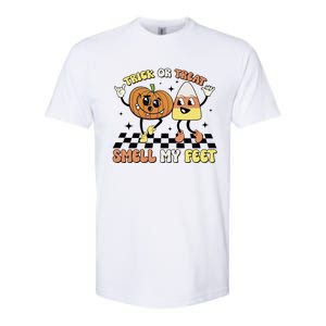 Trick Or Treat Smell My Feet Pumpkin Halloween Gift Softstyle CVC T-Shirt