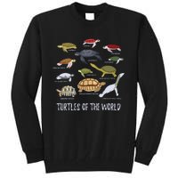 Types Of Turtle Tortoise Apparel Sea Turtle Lovers Tall Sweatshirt