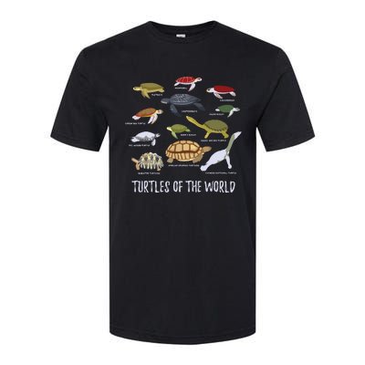 Types Of Turtle Tortoise Apparel Sea Turtle Lovers Softstyle CVC T-Shirt