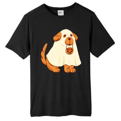 Trick Or Treat Dog Cute Halloween Tall Fusion ChromaSoft Performance T-Shirt