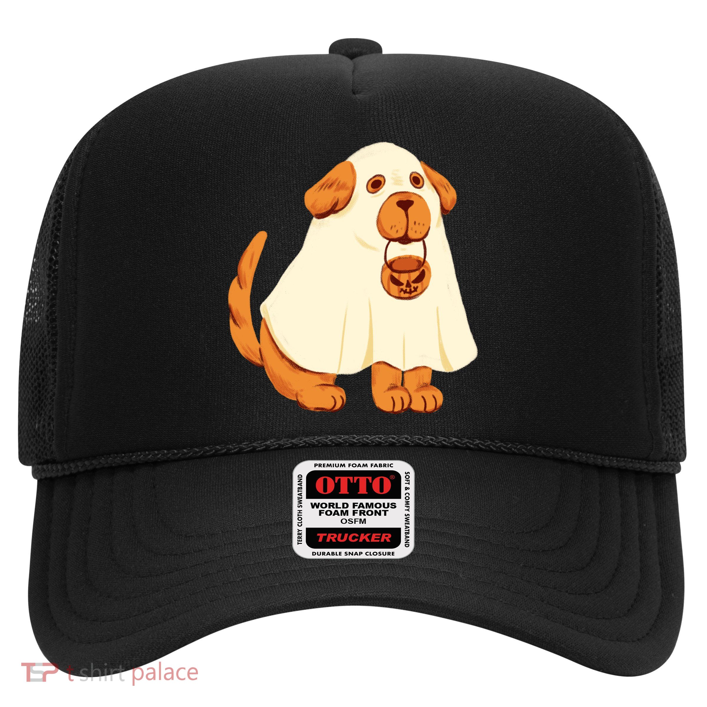 Trick Or Treat Dog Cute Halloween Trucker Hat
