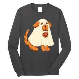 Trick Or Treat Dog Cute Halloween Long Sleeve Shirt