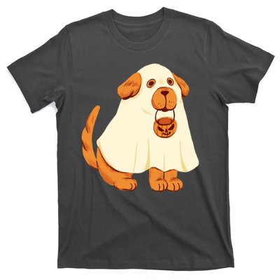 Trick Or Treat Dog Cute Halloween T-Shirt