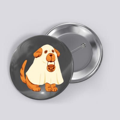 Trick Or Treat Dog Cute Halloween Button