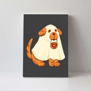 Trick Or Treat Dog Cute Halloween Canvas