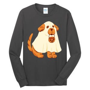 Trick Or Treat Dog Cute Halloween Tall Long Sleeve T-Shirt