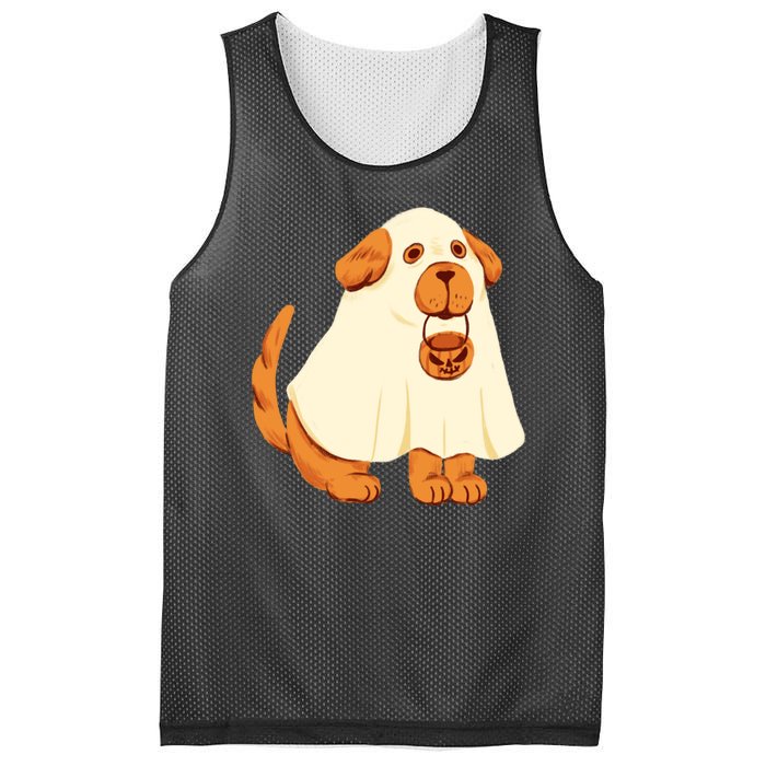 Trick Or Treat Dog Cute Halloween Mesh Reversible Basketball Jersey Tank