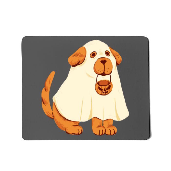 Trick Or Treat Dog Cute Halloween Mousepad