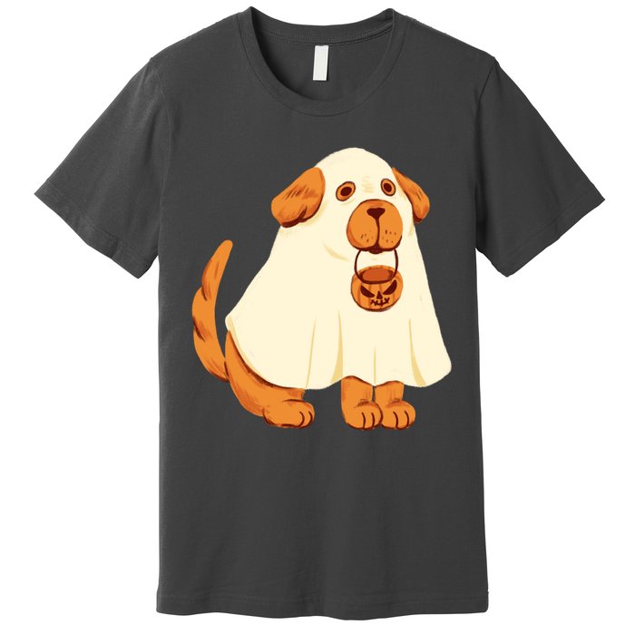 Trick Or Treat Dog Cute Halloween Premium T-Shirt