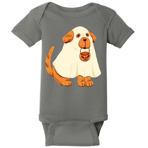 Trick Or Treat Dog Cute Halloween Baby Bodysuit