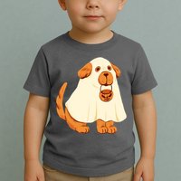 Trick Or Treat Dog Cute Halloween Toddler T-Shirt